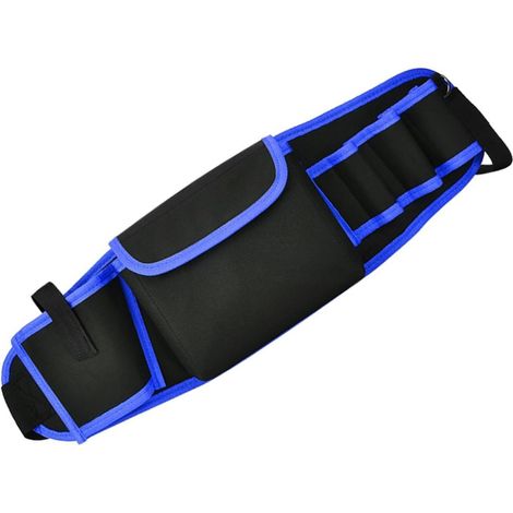 Sac banane ajustable - Sac banane - 5 poches - Sac banane pour électriciens - Sac à outils - Grand sac banane - pour outils - Sac multifonctionnel - pour électriciens, charpentiers et ouvriers du bâti (1/5)