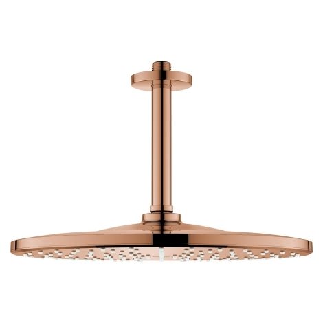 Grohe Kopfbrauseset Rainshower Mono 310 mit Deckenauslass 14,2cm, warm sunset