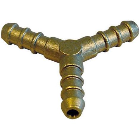 raccordo di giunzione a tre uscite in ottone per tubo gas gpl diametro 8 mm (1/2)