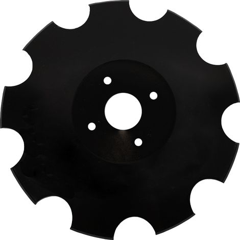 Disco frangizolle a base piana con ø 460mm spessore 5mm e foro centrale di 61mm (1/3)