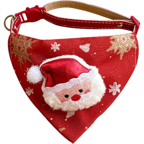 Bandanas de chien de Noël, polyvalent et pratique, pour un usage quotidien, matériaux de haute qualité (1/5)