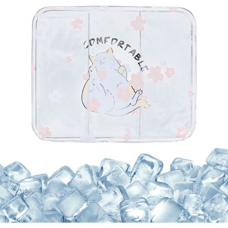 Coussin rafraîchissant en cristal de glace pour réduire la température, idéal pour l'intérieur et l'extérieur (Little Cat). (1/5)