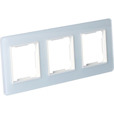 Triple cadre, verre, blanc, gamme en ligne (1/2)