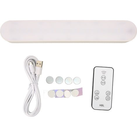 Ortviai Lampe murale LED magnétique rechargeable avec télécommande – Éclairage de lecture réglable en intensité et température de couleur