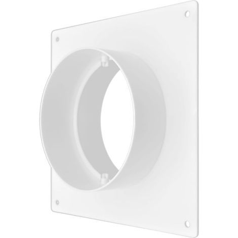 1 Bride Murale 150 Mm, Raccord Pvc Pour Conduit Ventilation, Tube Rond, Système Aération Maison