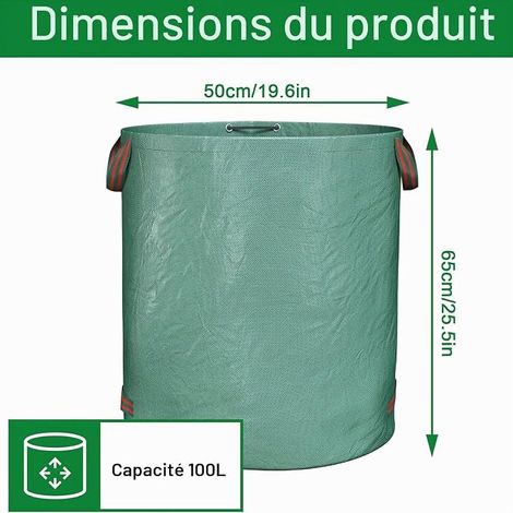 Freestanding Waste Bag - Grass Leaf Hedge Waste Bag - Leaf Collector - Garden (1/4)