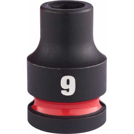 Milwaukee 4932480303 Schlagschrauber, kurz, 1/2" Antrieb, 9mm Größe (1/2)
