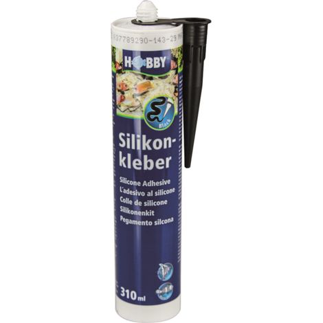 Hobby Silikonkleber, schwarz - 310 ml