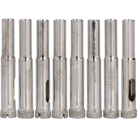 Scie cloche à strass (lot de 8) en acier allié robuste et durable, résistante à l'usure, ouvre-verre rapide et efficace, gain de temps