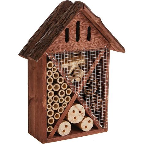CASETTA PER INSETTI HOTEL CON CORTECCIA 20X28X9CM VERDEMAX