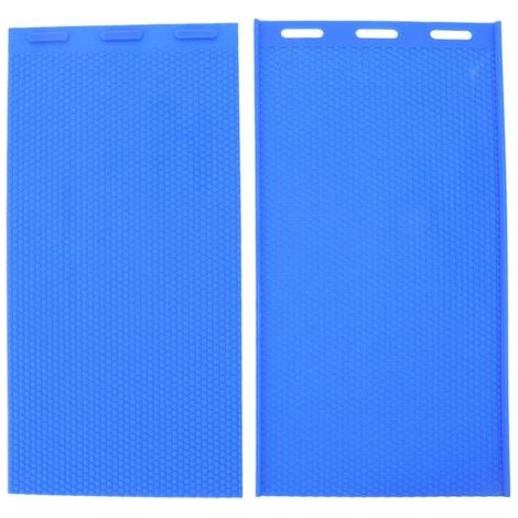 Moule de Feuille de Cire d'abeille, Presse en Silicone Souple pour Ruche Apicole, 2 Pièces, Outil d'Embossage pour Apiculture, Accessoire Essentiel pour Artisans en Apiculture (1/5)