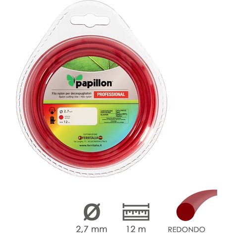 FILO NYLON DECESP.PAPILLON TONDO PROF.2,7MMX12MT - CF. BLISTER (1/2)