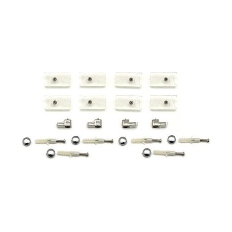 KIT ACCESSORI DI FISSAGGIO PER BOX DOCCIA LINEA ESSENTIAL (1/2)