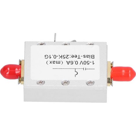 Composants électroniques : bloqueur de polarisation de condensateur isolé RF, 25 kHz à 100 MHz, 1 à 50 V CC (1/5)
