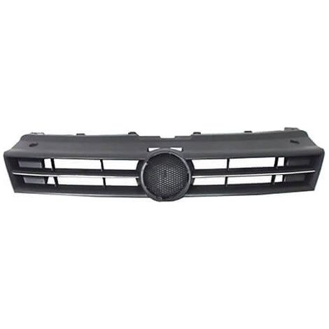Grille de calandre avant noire ouverte avec baguette chromée Volkswagen Polo 5 2009-2014