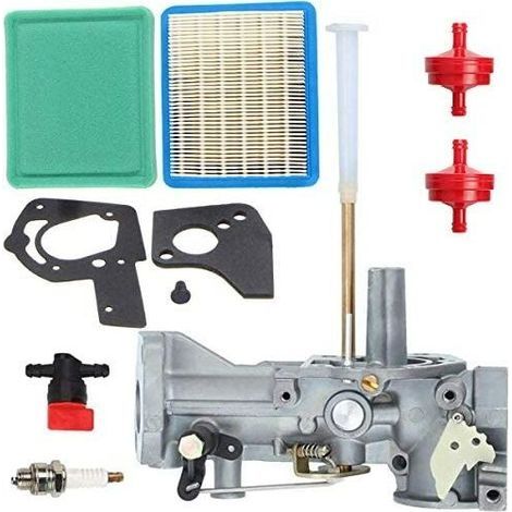 Carburateur de rechange pour moteurs Briggs & Stratton – Compatible avec moteurs 5HP – Kit d'installation inclus – Numéros de pièce 498298, 692784, 495951 (1/5)