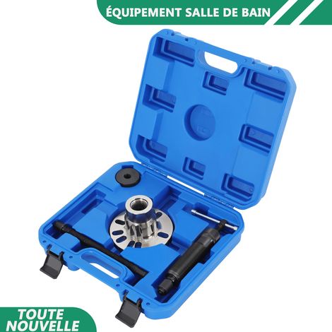 WAOBDLA 10Ton/22046lbs outil d'enlèvement hydraulique de roue pour les moyeux 4-trous/5-trous, avec boîte de transport (1/5)