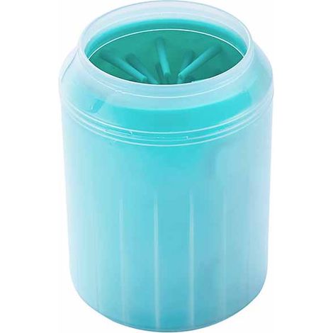 Nettoyeur de pattes de chien portable, lave-pattes de chien, coupelle en silicone adaptée aux pattes de chat et de chien (vert) (1/5)