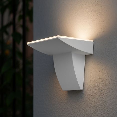 Lampada da parete, lampada da esterno Lampada da parete, lampada da esterno, parete di casa, lampada resistente agli schizzi, bianco, 2x LED 2,5W 180Lm 3000K, LxHxP 24x17,5x14cm, Eglo 93255 (1/5)