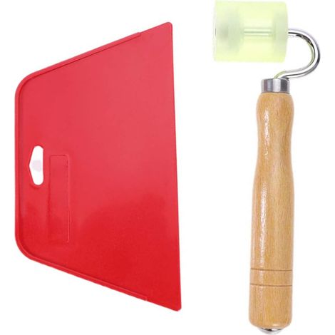 Rouleau papier peint – 2 pièces, grattoir (1/4)