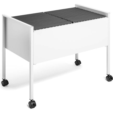 Durable 308210 Economy 100 Duo, Carrello per Cartelle Sospese, Capacità 100 Cartelle, 760x592x425 mm, Grigio (1/2)