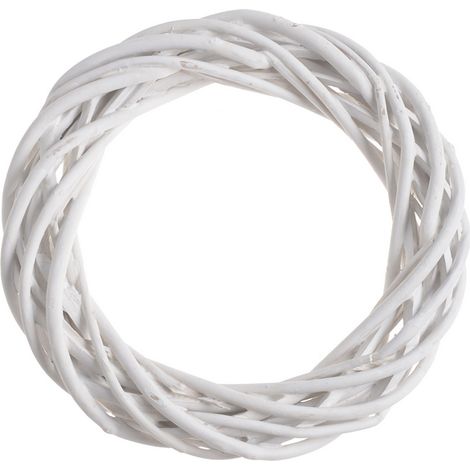 Corona blanca de 15 cm 42CAN80518-15W