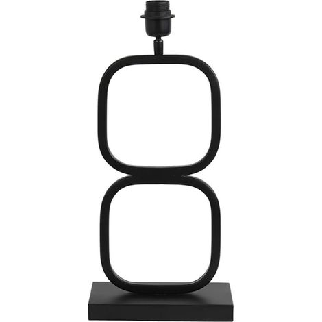 Light & Living - tischlampe - Lutika - schwarz - metall -