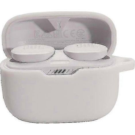 Étui de protection anti-chute avec boucle anti-perte pour écouteurs Bluetooth JBL TUNE 130NC-White (1/5)