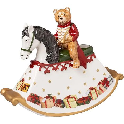 Decorazione Natale Cavallo a dondolo Portacandela Villeroy & Boch Christmas Toys (1/4)
