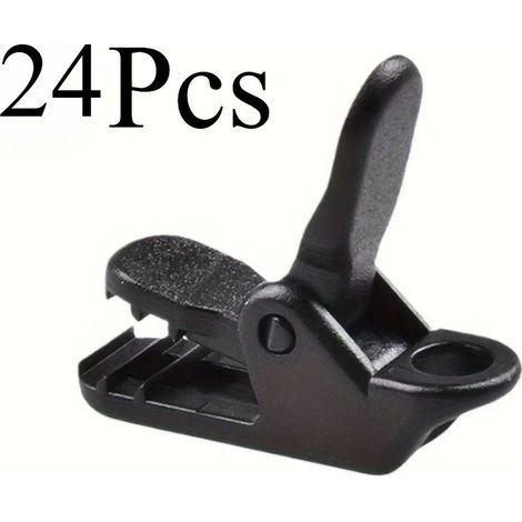 Kaelt - 24 clips de tente pour extérieur, crochets de camping pour fixer les tissus de parasol (1/5)