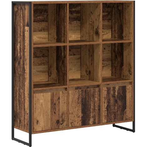 Maison Exclusive - Bücherregal 2 pcs Altholz 99,5 x 30 x 108 cm H