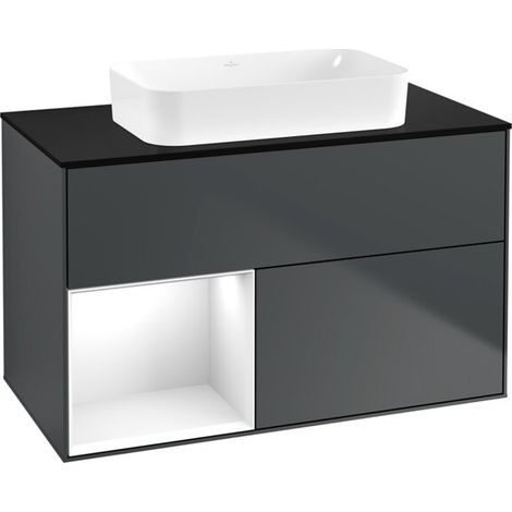 Villeroy & Boch G652GFHG Armoire sous-lavabo Finion G65 (1/2)