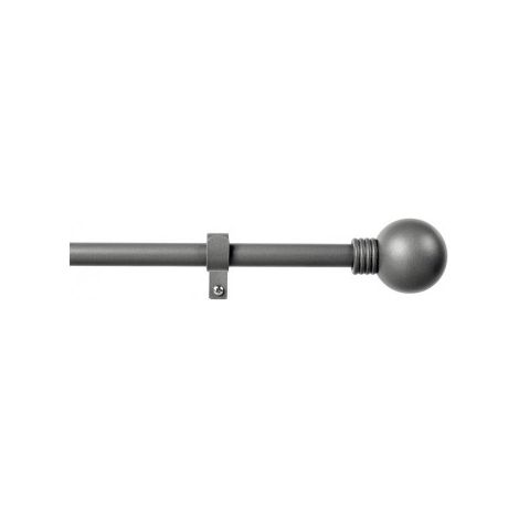 Cintacor Kit de barre de rideau extensible gris foncé
