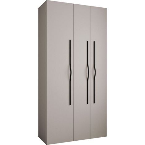 Armario Hartford 563, Cachemira, 246x120x52cm, Puertas de armario: Con bisagras, Número de estantes: 0 (1/5)