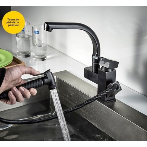 Robinet de cuisine et de salle de bains, robinet double sortie, ., accessoire de cuisine pratique, matériaux alimentaires sûrs (1/5)