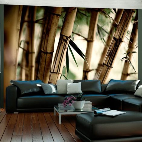 Papier Peint "Fog & Bamboo Forest" 154 x 200 cm (1/2)