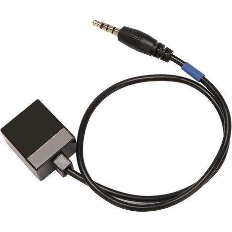 Câble adaptateur téléphonique 3,5 mm vers RJ9, connecteur mâle vers femelle, adapté aux casques téléphoniques. (1/5)