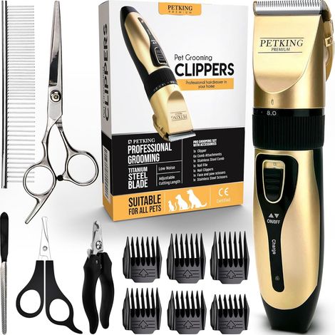 Tondeuse Chien, Sans Fil, Silencieuse, Kit de Toilettage (1/5)