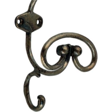 Lot de 12 cintres en laiton antique style art déco 75x108 mm robuste élégant pour vêtements manteaux dressing organisé