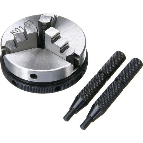 MANDRINO AUTOCENTRANTE PER TORNIO LEGNO GRIFFE 3 - Ã 65mm (1/2)