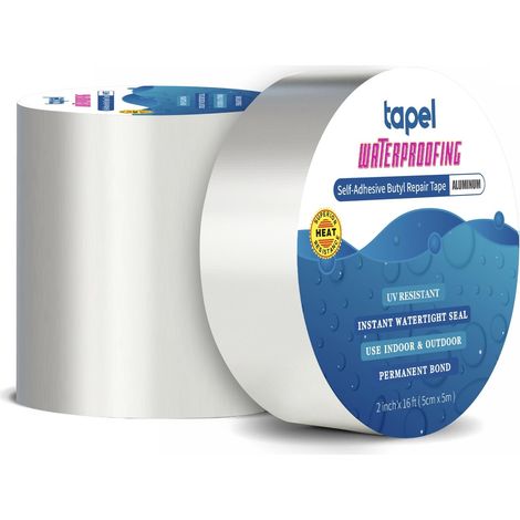 Butyl Waterproof Tape 5cm x 5m Leak Proof Butyl Rubber Sealant for RV Repair Windows Boat Seals Glass EPDM Rubbe (1/5)