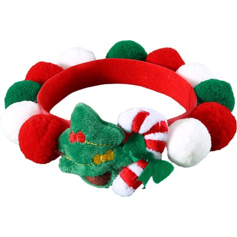 1 Collier,Accessoire pour animaux de compagnie,Bavoir décoratif,Matière polyester,Tour de cou ajustable,Chat et chien (1/5)