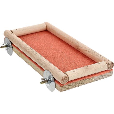 Griffoir pour perroquet, griffoir en bois pour animaux de compagnie (1/5)
