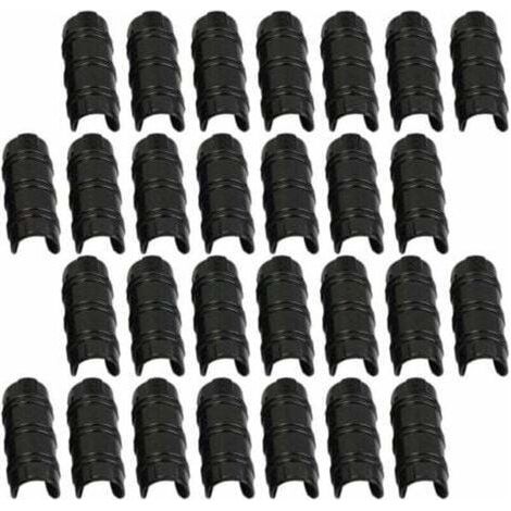 30pcs 32mm Serre Clips,Pinces à Tuyau pour la Fixation des Housses au Jardin Serres,des Films,des Plantes, (1/4)