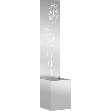 Écran de confidentialité de jardin Floral Argenté 32 x 140 cm (1/5)