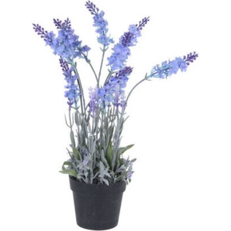 Lavande artificielle en pot, 40 cm (1/2)