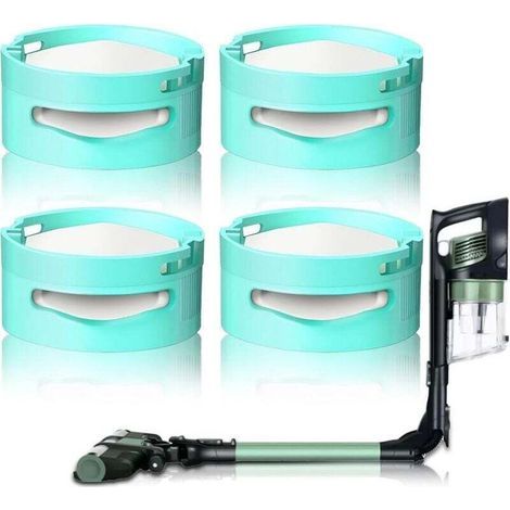 Cartouche anti-odeur Shark : 4 pièces neutralisant d'odeur pour aspirateur pour accessoire d'aspirateur Shark Cartouche anti-odeur Shark, neutralisant d'odeur bleu sarcelle pour aspirateur pour (1/4)