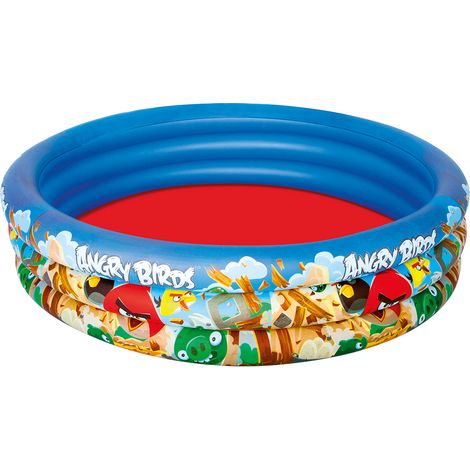 Piscina Hinchable Autoportante Infantil Bestway 152x30 cm Diseño Angry Birds Edad Mayores de 3 Años (1/5)