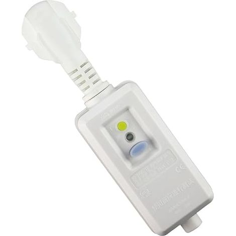 Fehlerstromschutzsteckdose – Stromabschaltung – Sicherheitssteckdose – 16 A – 220 V – 240 V – Europäischer Stecker – FI-Schutzschalter (1/5)
