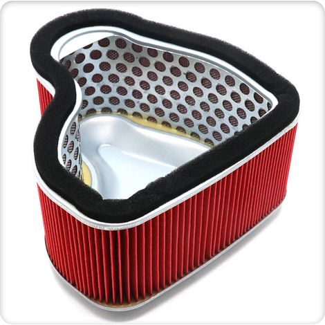 Air filter element for Honda VTX1800 and VTX1800F motorcycles (1/5)